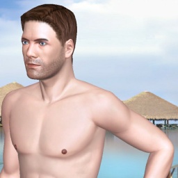 3Dsex game playing AChat community member heterosexual bugger boy Cartouche6, 