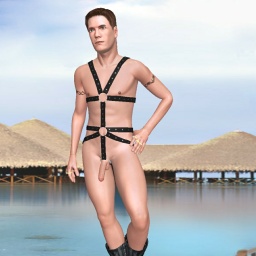 hot bisexual brute boy ToyToUse, German,  enjoys online 3Dsex