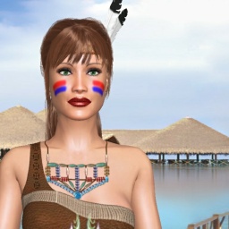 3Dsex game playing AChat community member  hot shemale Vyka, Give me your dick, ill give my a, 