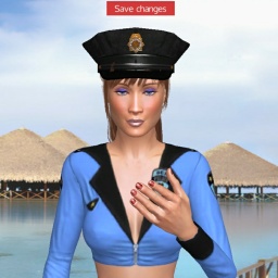 try virtual 3D sex with heterosexual chatty girl Ostra, police officer