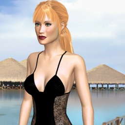 free 3D sex game adventures with heterosexual sodomist girl HotAJ4u, USA, 
