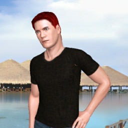 3Dsex game playing AChat community member  erotomanic boy Wikktor_21, 