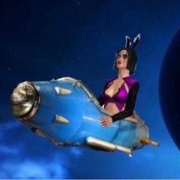 virtual sex game playing w. single girls like bisexual talkative girl Pafe, NSPD * OFF Duty, Bunny div. * space patrol, bunnies in space