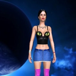 Online sex games player Zizi in 3D Sex World