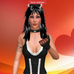 hot online porn game player bisexual pervert girl Lizzy86, No colds please, sexy maid at your service