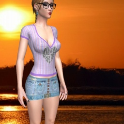Free virtual sex games fan Mandysilk in AChat 3D Adult World
