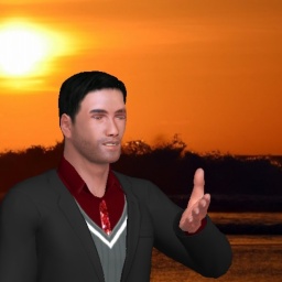 Free virtual sex games fan Jensen in AChat 3D Adult World