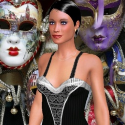 free 3D sex game adventures with bisexual romantic girl Halethguth, Sweden, choose a mask and we can share our own masquerade