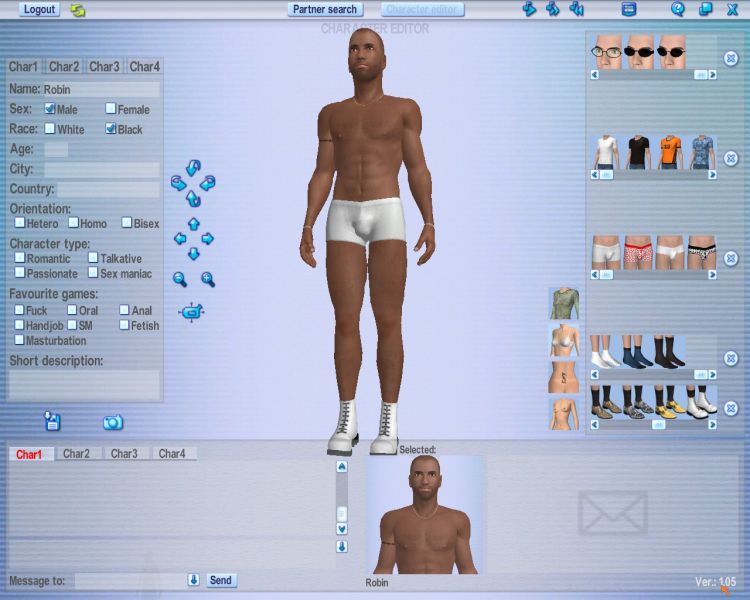 Screenshot 57 of 3d Erotic Client for Online Sex Game play Software