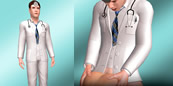 New cloth in Virtual Sex MMO AChat: Doctor's costume - Be my patient!...