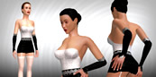 Lacy b&w set - From Jeanona's Fashion - just added to AChat