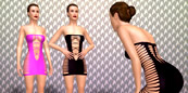 Sexy dress - From Domino Fashion, just added to adult 3D chat AChat
