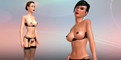 Just added virtual sex content: Sexy lingerie set - From Prias French Fashion