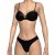 Bra and panties, black