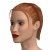 Hairstyle, With snood and sexy mops of hair