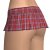 Miniskirt, Super mini, red pattern