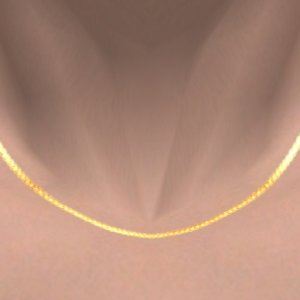 Necklaces made of gold, the symbol of wealth