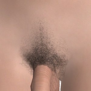 Hair around your penis gives a more natural look