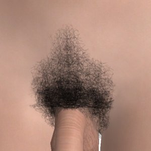 Hair around your penis gives a more natural look