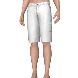 Knee length shorts for loose summer days