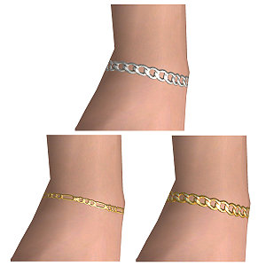 Bracelets made of Silver and gold, you cannot miss if you wear necklace