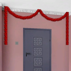 Decoration around the door