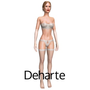 Lingerie set, From Deharte