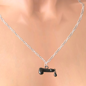 Cock shaped necklace, Just show what you need...