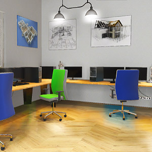 Small office, Love your colleagues!