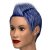 Hairstyle, Punk hairstyle, blue