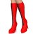 Knee high boots, Red, domina style