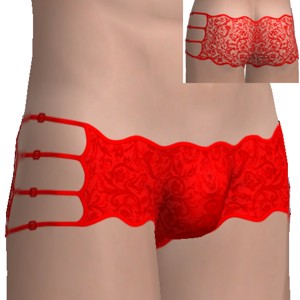 Red lacy