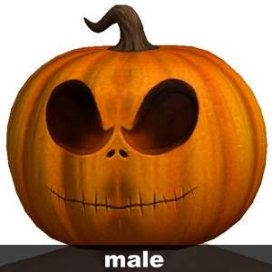 Scary pumpkin head