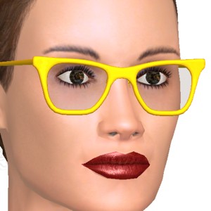 Sexy glasses, yellow
