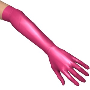 Sexy long gloves, pink