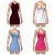 Short dresses, Short dresses in different colors, youthful and fresh