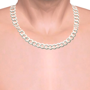 Silver necklace