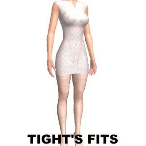 Elegant dress, White