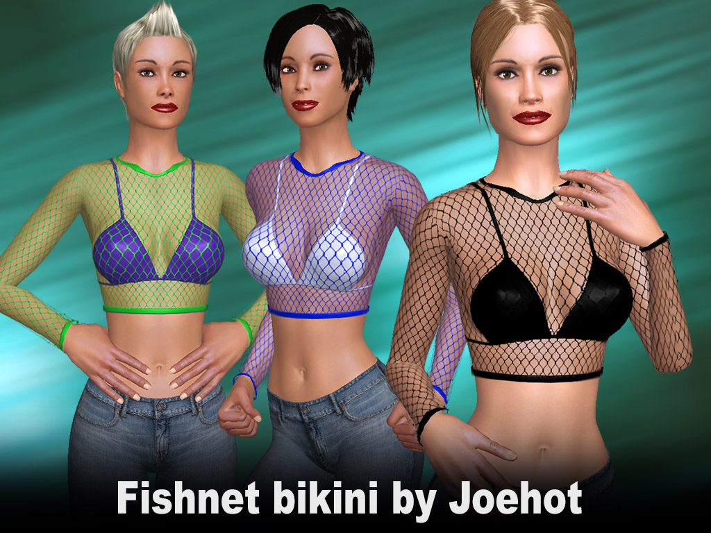 Fishnet bikini top - From joehot - 21 October. 2021