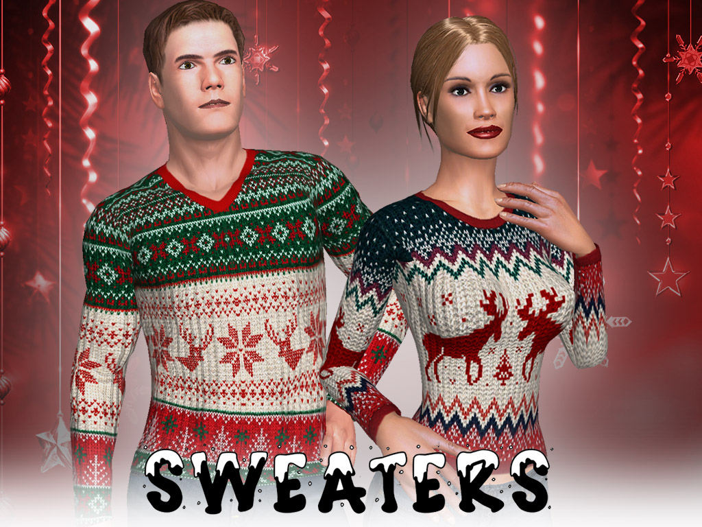 Sweaters for wearing in holidays seasons for all genders, Funny winter style