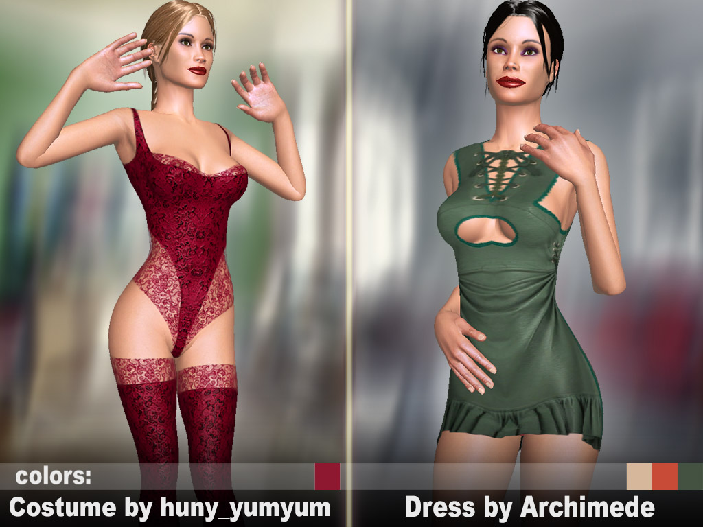 Costume and Dress for sex MMO