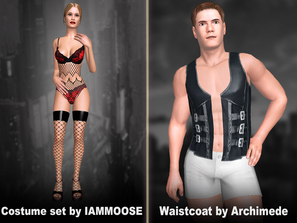 Sexy costume set From IAMMOOSE, Waistcoat From Archimede