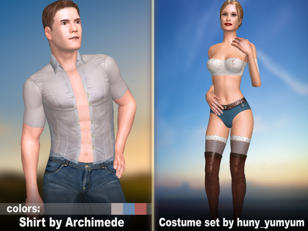 Sexy costume set, Shirts, 29 Sep 2022