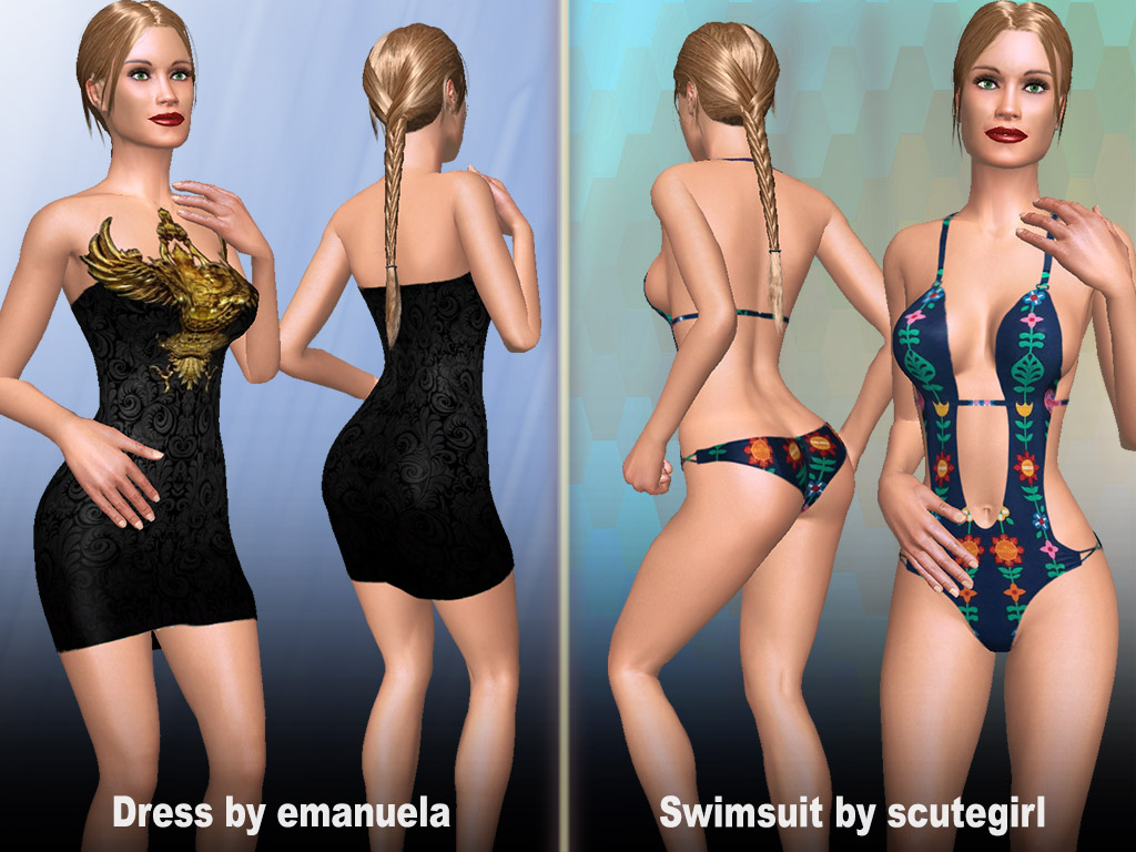 1206th update in AChat: Sexy female dress and Swimsuit