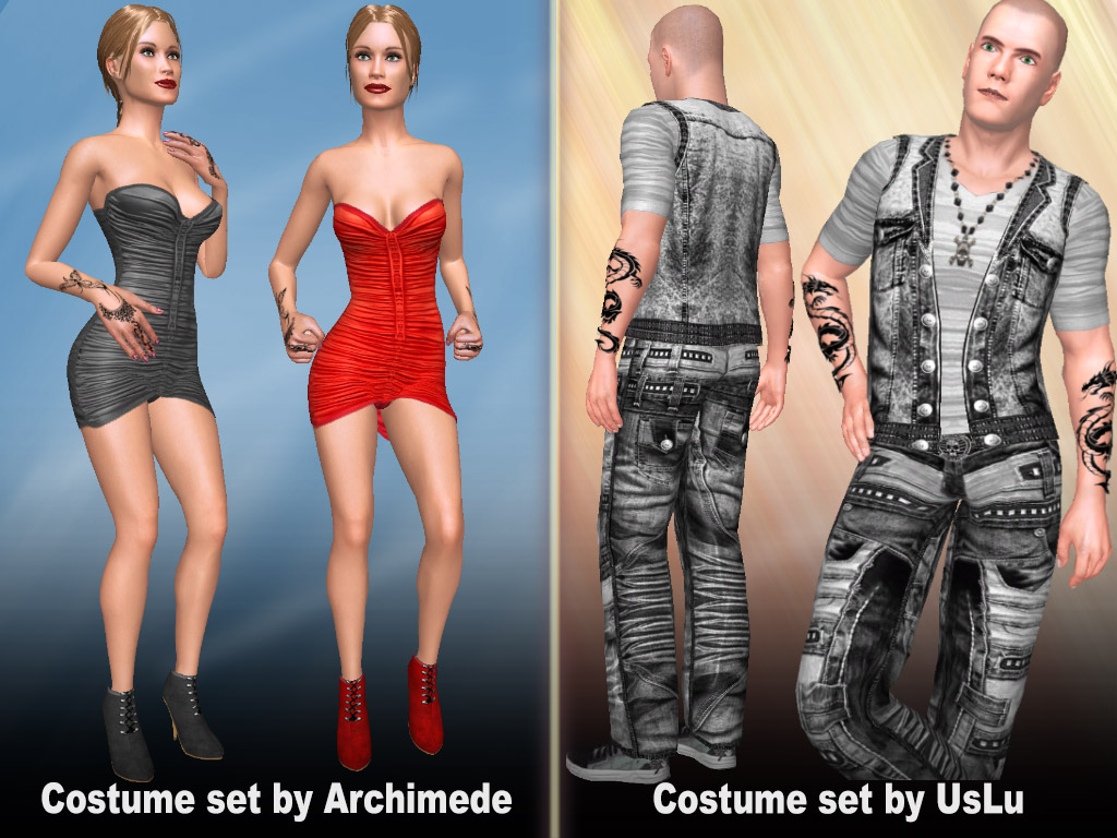 Costume sets usable prior to online fuck while chatting, update #1225