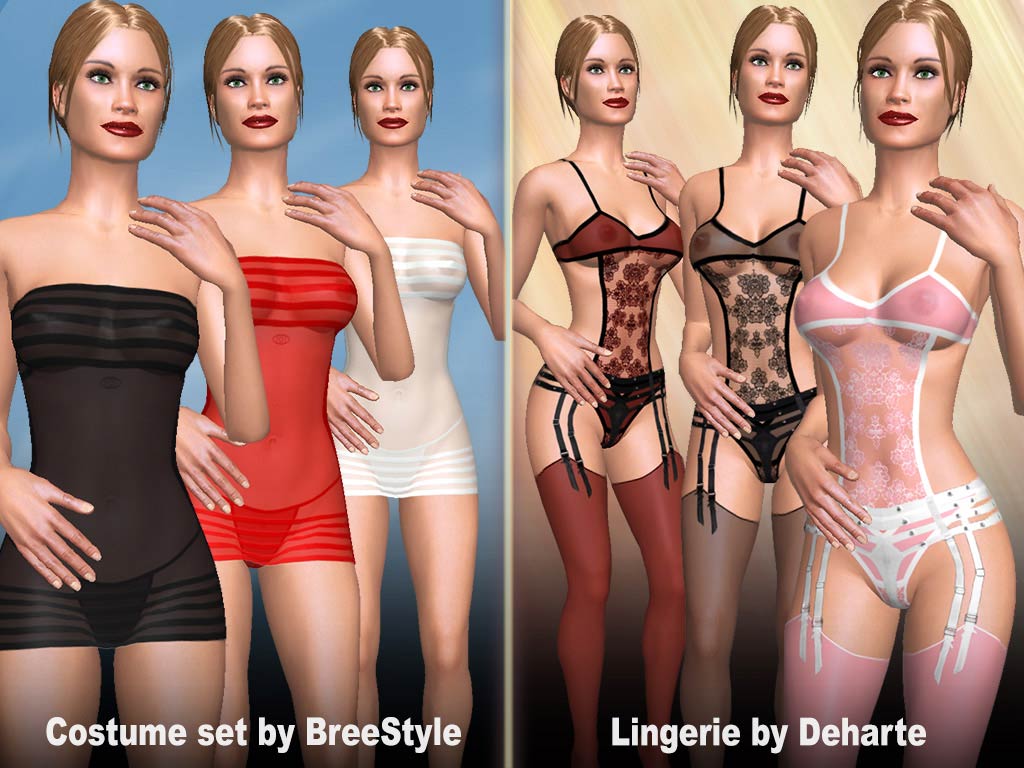 AChat update #1275: Sexy lingerie sets, Costume sets