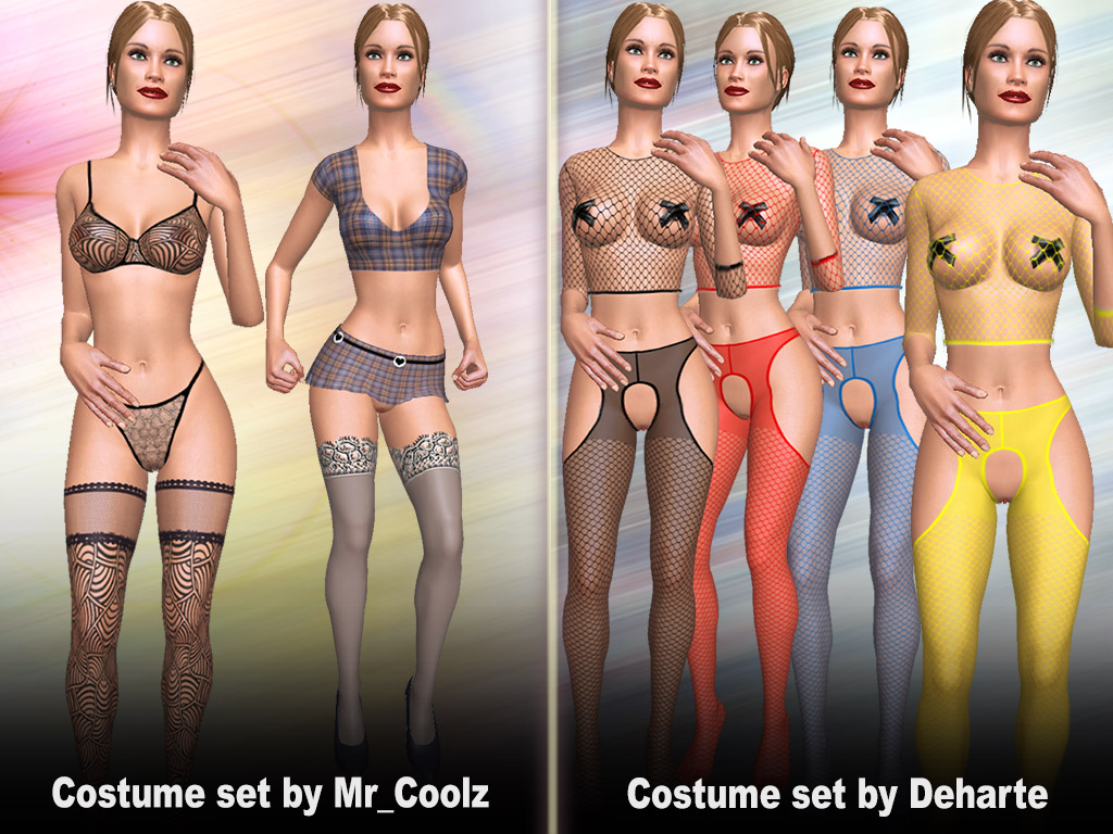 best new Costume set Sexy lingerie sets wear on porn chat game sessions
