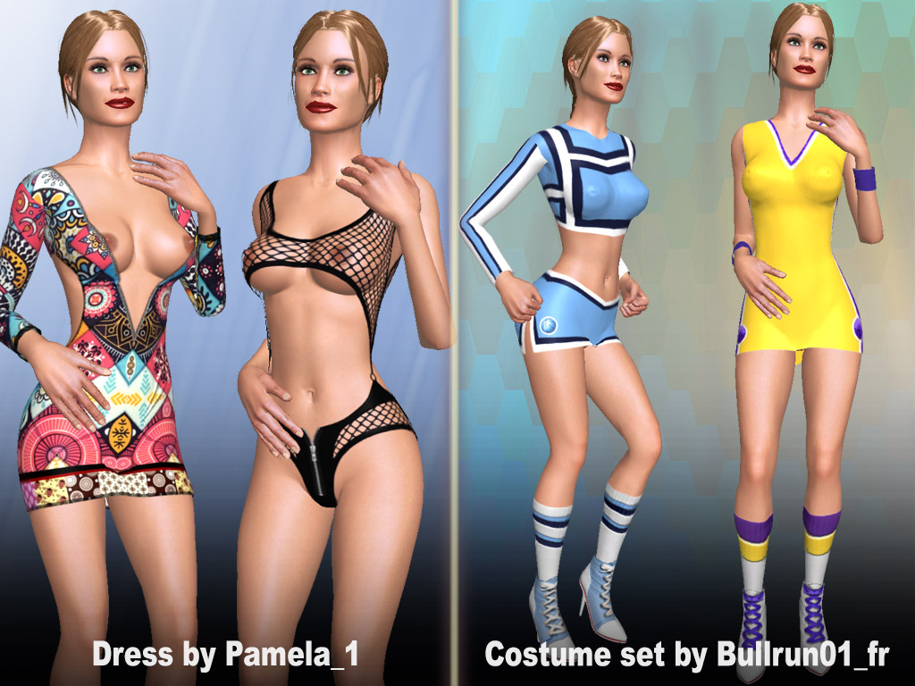 Sexy dress and Costume sets in AChat update 1302