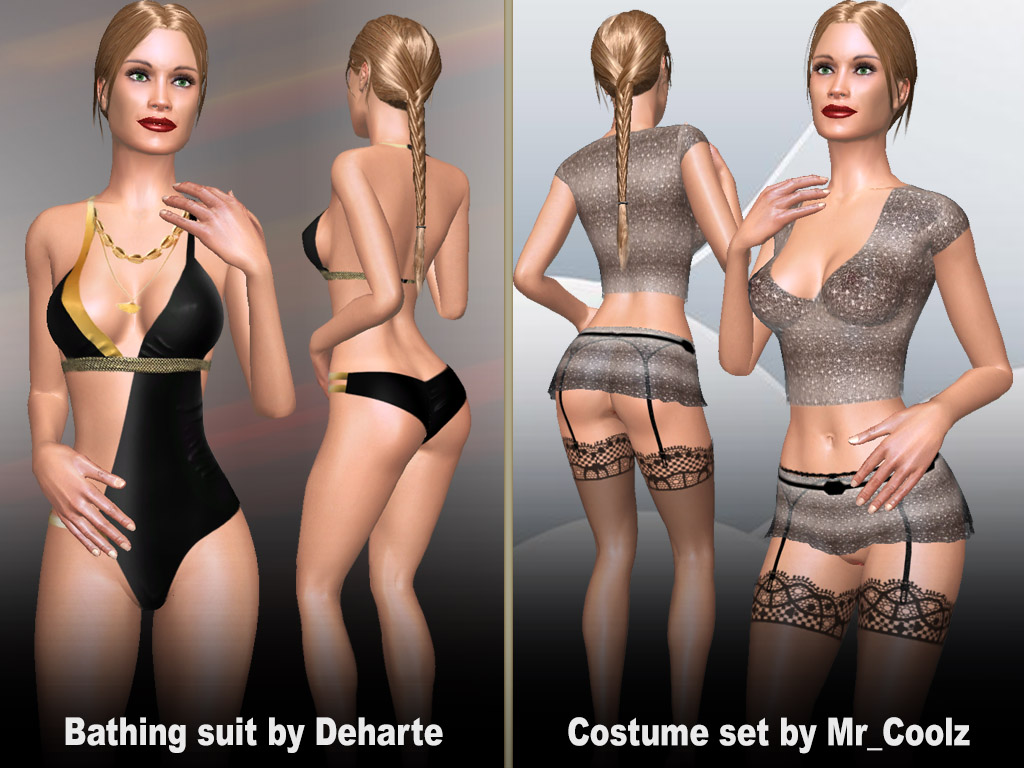AChat Update 1320 Costume sets swimming dresses to wear before and after cyberchat porn