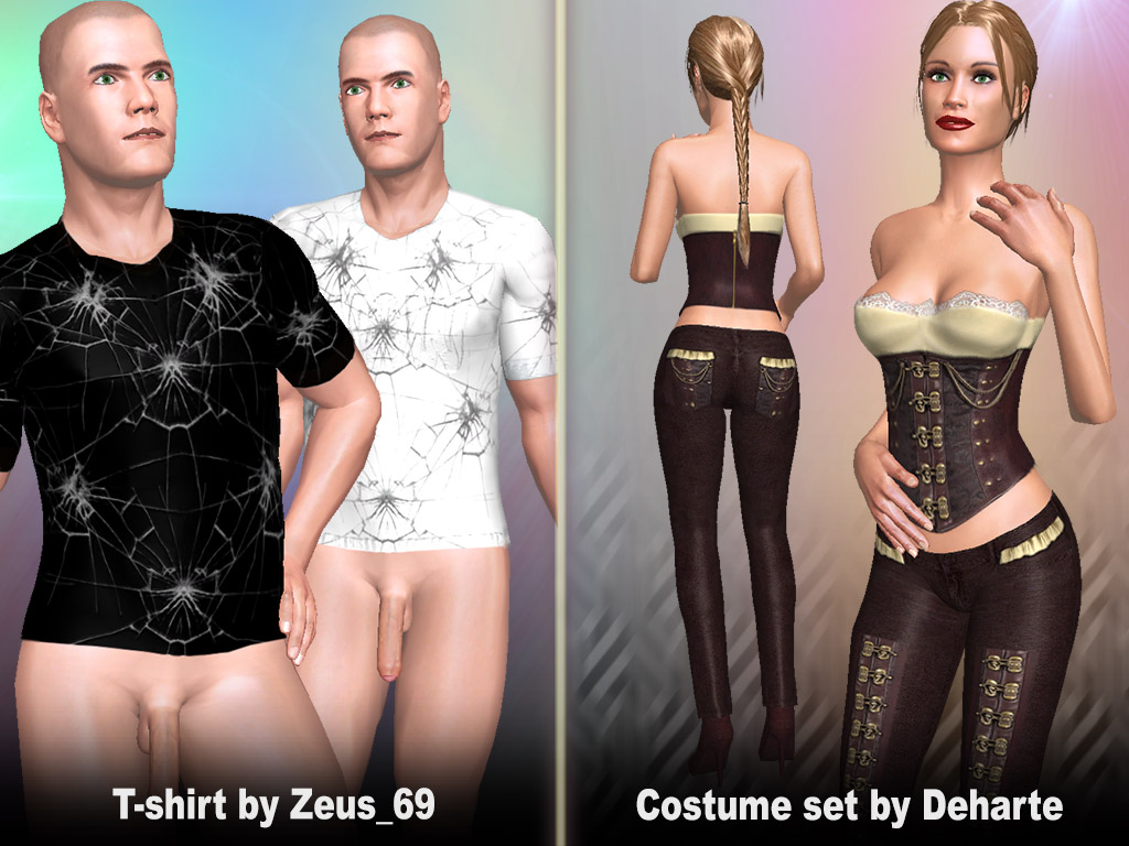 AChat Update #1325: Costume set and Sexy shirts to wear when falling in love with chat mates